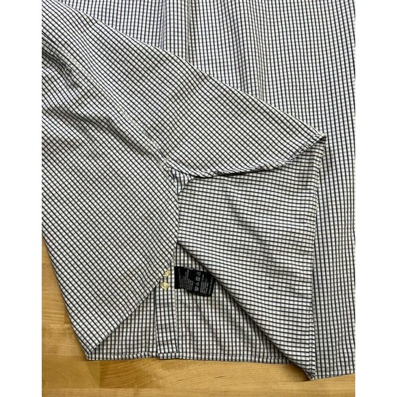 Tommy Hilfiger Button-Down Short Sleeve Shirt with Pocket - White w/ Stripes XXL - Picture 11 of 12